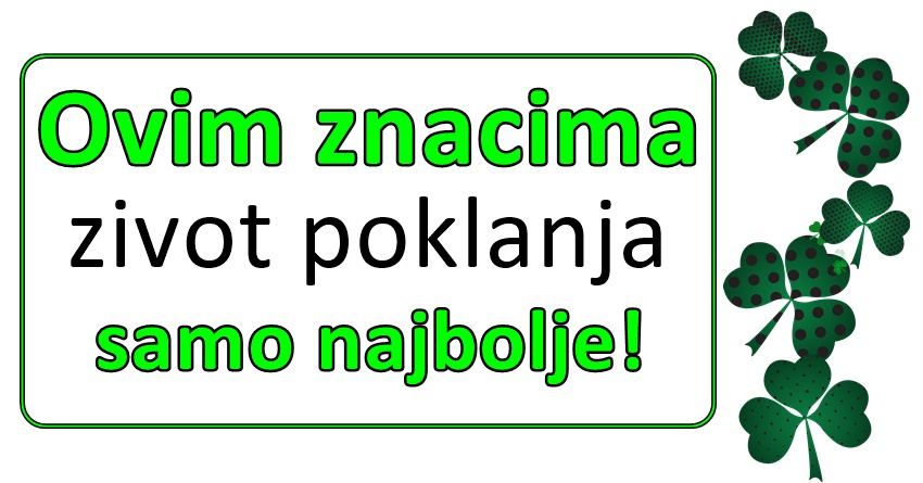 Ova tri znaka su ANDJELI NA ZEMLJI, predugo su PATILI ali sada im dolaze DANI za RADOST!